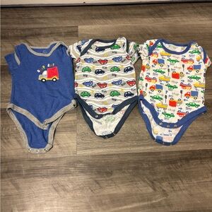 Cars baby onesies - 3 Pack